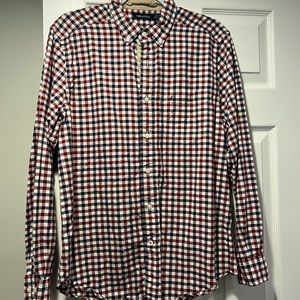 Nautica Plaid Button Down Medium